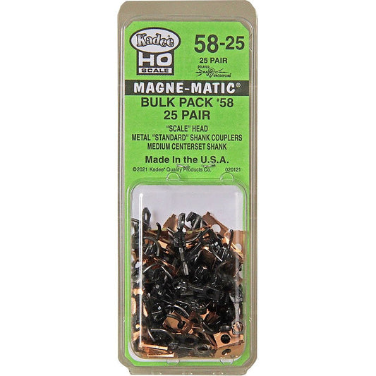 Kadee - HO #58 Bulk Metal Couplers 25pk
