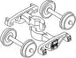 Kadee - HOn3 3'7' Arch Bar 'HGC'Trucks