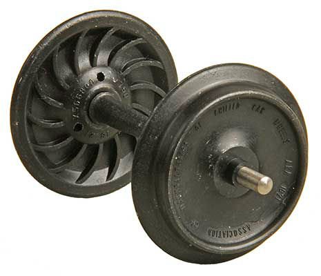 Kadee - G Black Ribbed Metal Wheels