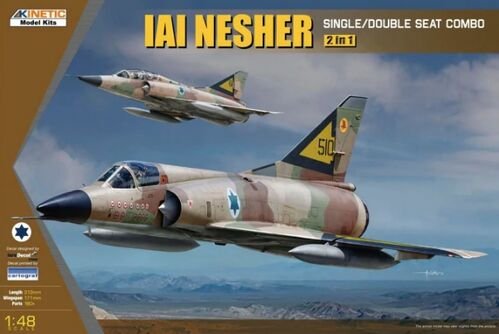 Kinetic - IAI Nesher Single/Double Seat 2in1 1:48