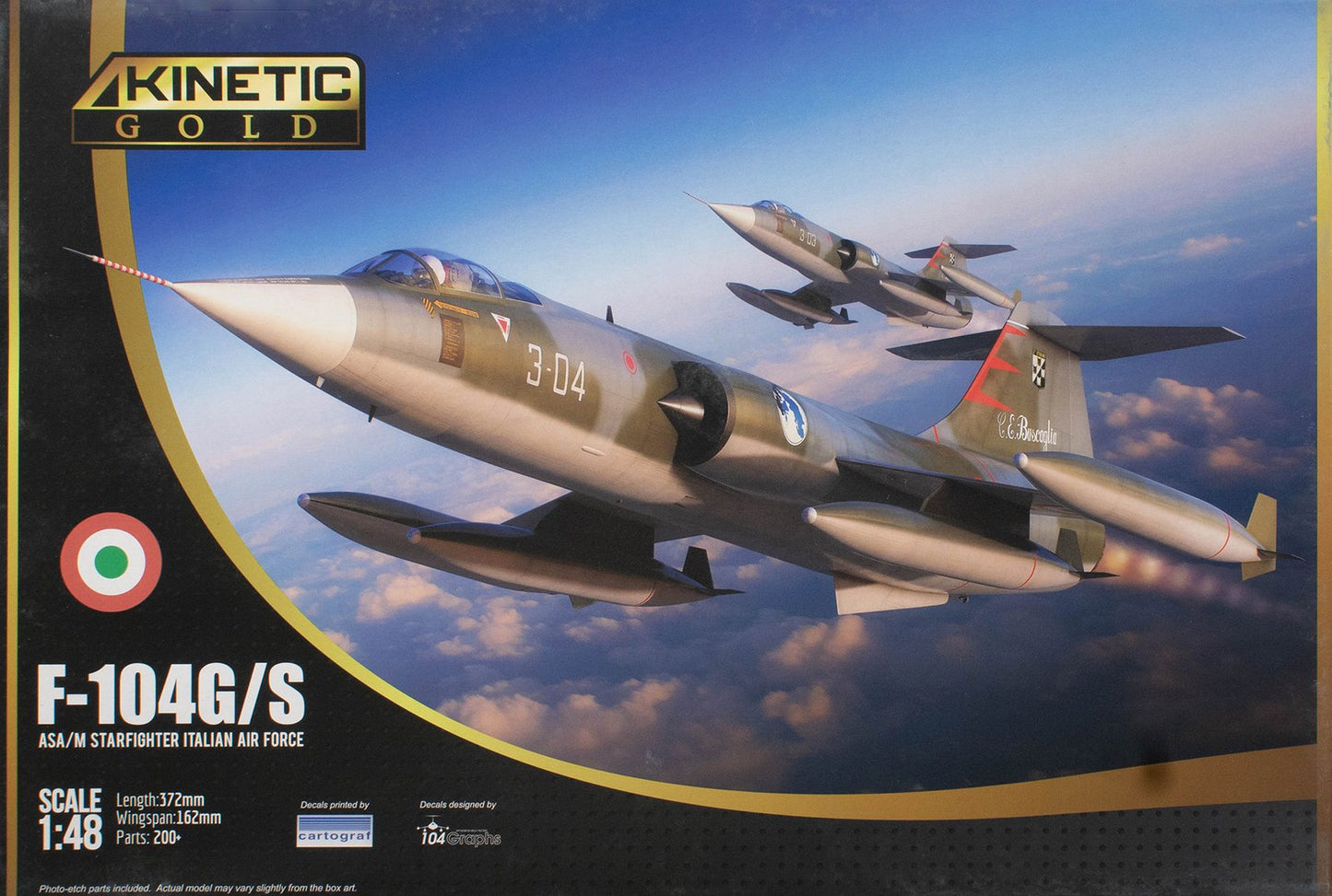 Kinetic - F-104G/S ASA/M Starfighter Italian 1:48
