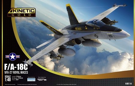 Kinetic - F/A-18C VFA-27 Royal Maces 1:48