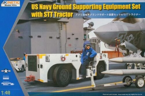 Kinetic - US Navy Ground Supporting w/tractor 1:48