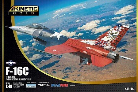 Kinetic - F-16C Texas ANG Lone Star Gunfightr 1:48