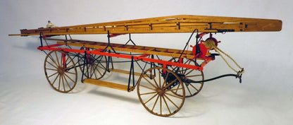 MODEL TRAILWAYS HOOK AND LADDER WAGON 1:12 SCALE WOOD & METAL KIT