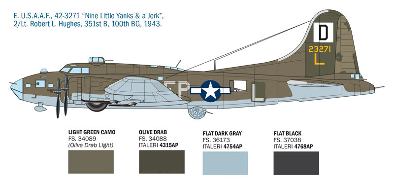 Italeri - B-17F Flyng Fortress