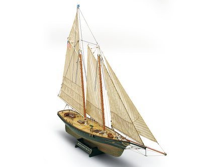 Dusek-Mamoli - Mamoli MV26 - Yacht America - Wood Plank-On-Bulkhead Model Ship Kit - Scale: 1/66Length: 790 mm (31"), Height: 580mm (23")
