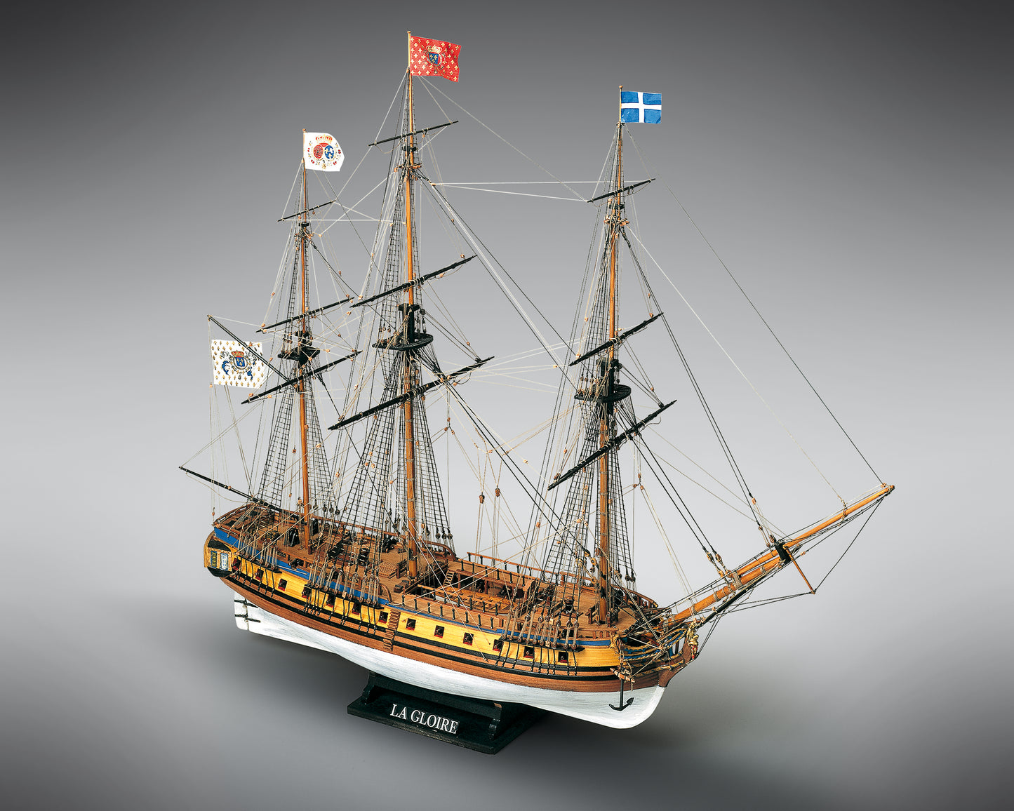 Dusek-Mamoli - Mamoli MV34 - La Gloire - Wood Plank-On-Frame Model Ship Kit - Scale 1/64 - Length 840 mm (34")
