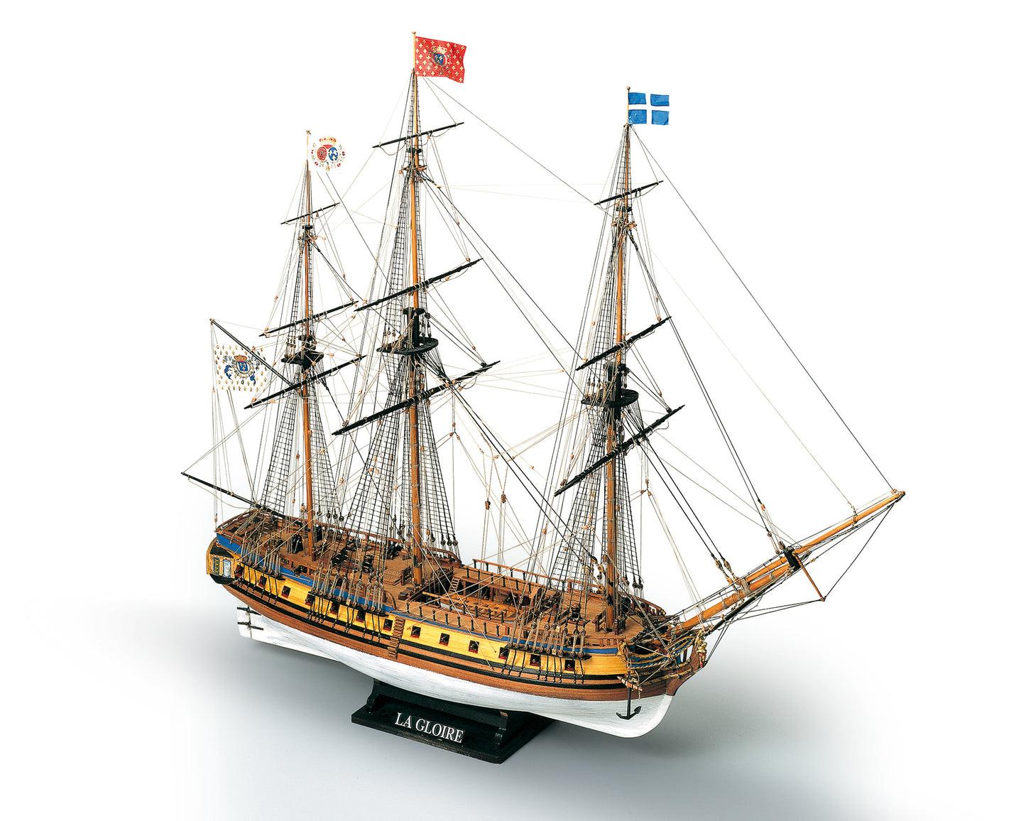 Dusek-Mamoli - Mamoli MV34 - La Gloire - Wood Plank-On-Frame Model Ship Kit - Scale 1/64 - Length 840 mm (34")