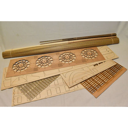 Mantua - 734 Mississippi River Steamboat Model Ship Kit - 1:50 Scale