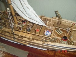 Mantua - 748 Armed Launch - Wooden Plank-On-Frame KitScale 1:1625" Long