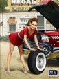 MB - Pin-Up Girl in Mini-Skirt 1:24