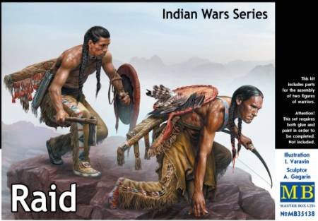 MB - Indian Wars Raid Warriors 1:35