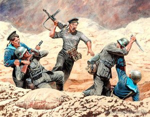 MB - Soviet Marines & Ger Inf 1:35