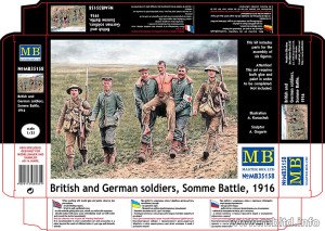 MB - Ww-Ii Brit & Ger Soldiers 1:35