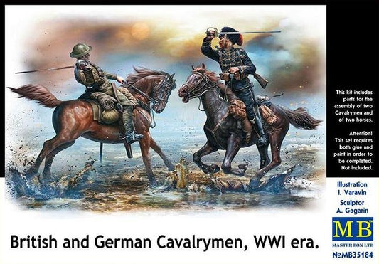 MB - Wwi Brit + Germ Cavalry 1:35