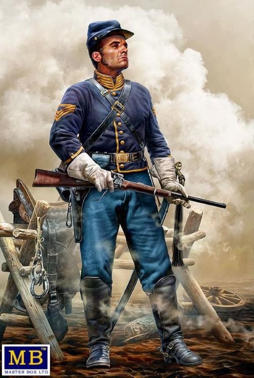 MB - At the Ready Amer Civil War 1:35