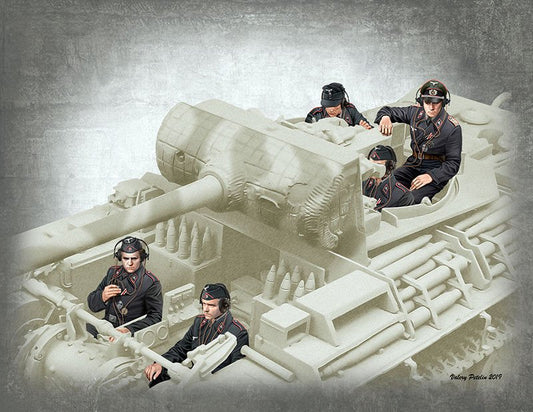 MB - German Tank Crew Riders 1944-45 1:35