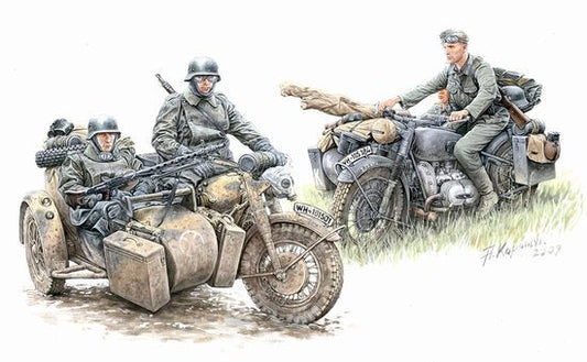 MB - German Motorcycle Troops 1:35