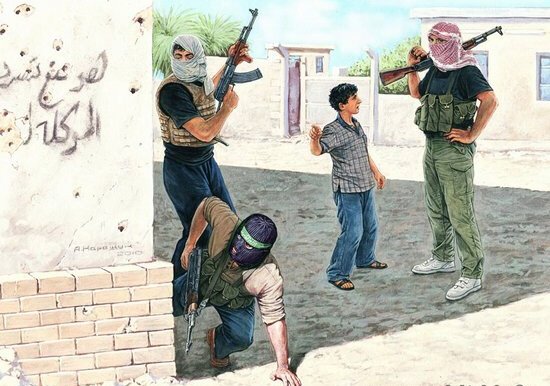 MB - Insurgents w/guns Iraq 1:35