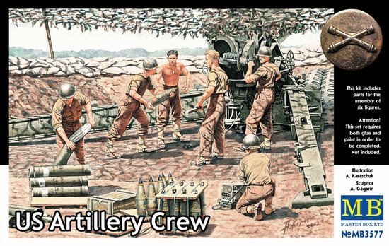 MB - Us Artillery Crew 1:35
