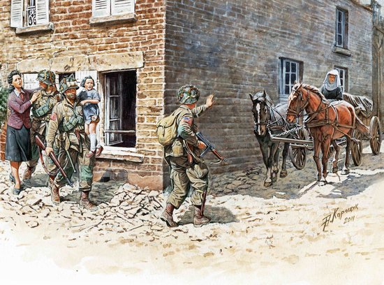 MB - France 1944 5figs 1:35