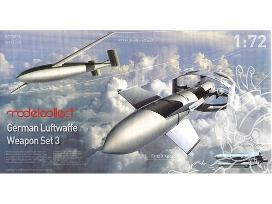 Modelcollect - Luftwaffe WW2 Weapons Set 3 1:72