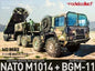 Modelcollect - Nato M1014 + BGM-11 Cruise Missile 1:72