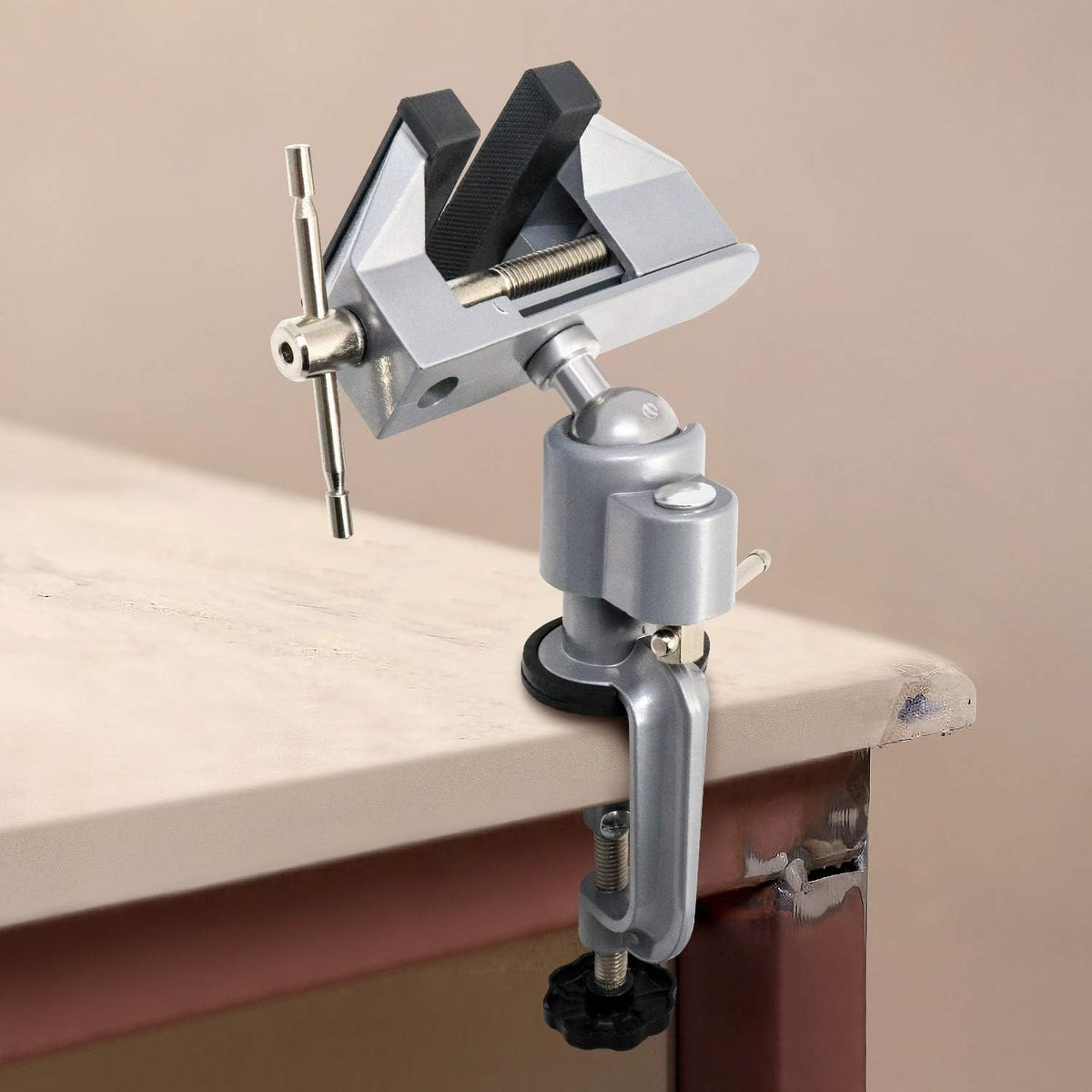 2" Universal Rotating & Tilting Bench Vise – 360° Adjustable