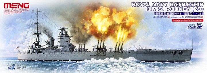 Meng - Royal Navy Hms Rodney 1:700