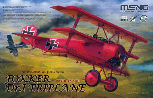 Meng - Fokker Dr.I Triplane Red Baron WNW 1:32
