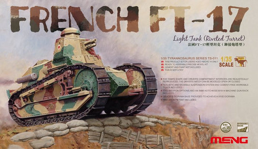 Meng - French Ft-17 Riveted Turret:35