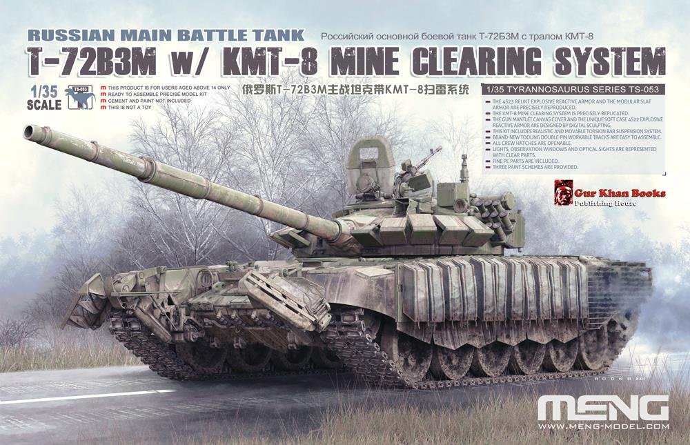 Meng - Russian MBT T-72B3M w/mine clearing 1:35