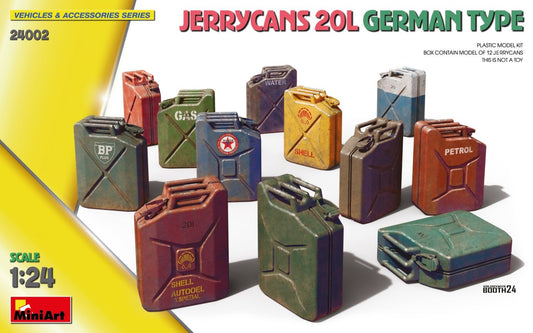 Mini Art - Jerry Cans 20L German Type 1:24