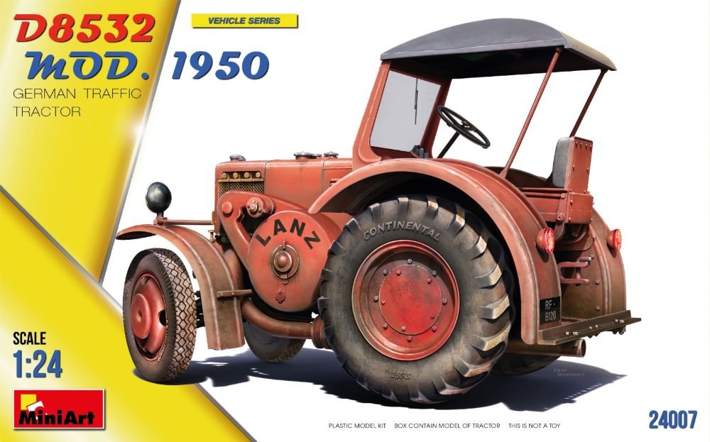 Mini Art - German D8532 Traffic Tractor 1950 1:24