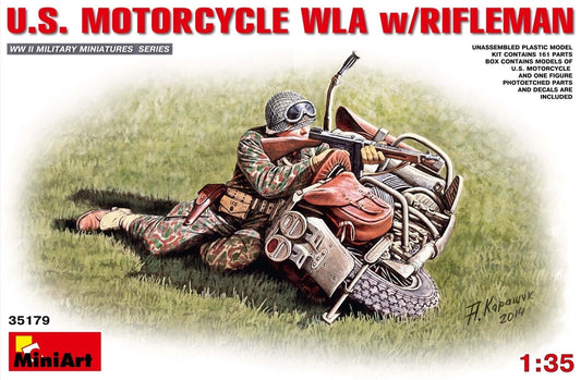 Mini Art - Us Motorcycle Wla 1:35