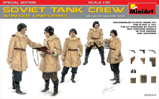 Mini Art - WWII Soviet Tank Crew 1:35