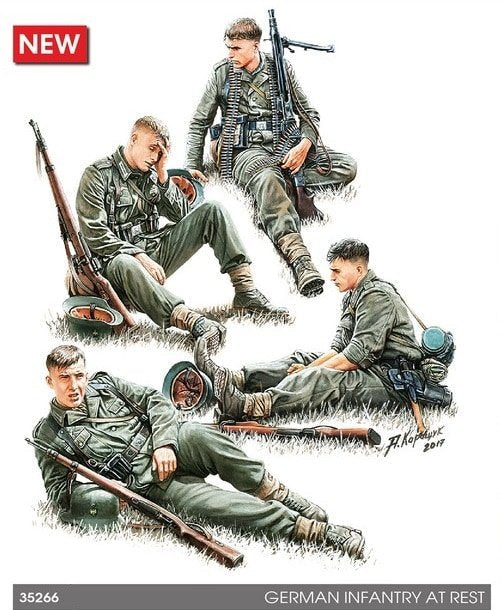 Mini Art - German Infantry at Rest(4) 1:35