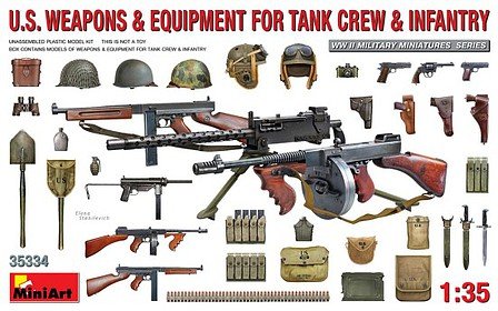 Mini Art - WWII US Tank Crew & Infantry w/ 1:35