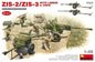 Mini Art - WWII ZIS2/3 Gun w/limber + Crew 1:35