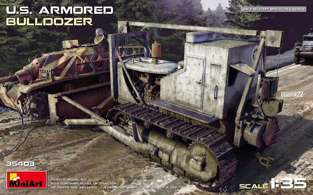 Mini Art - WWII US Armored Bulldozer 1:35