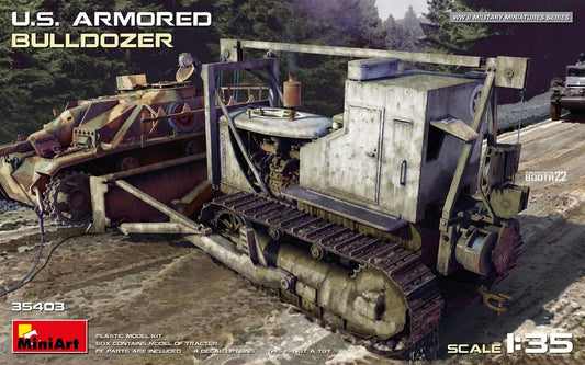 Mini Art - WWII US Armored Bulldozer 1:35