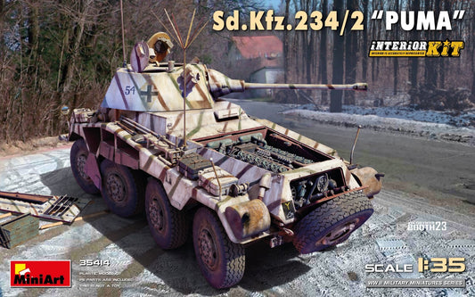 Mini Art - Sd.Kfz.234/2 Puma w/Interior 1:35