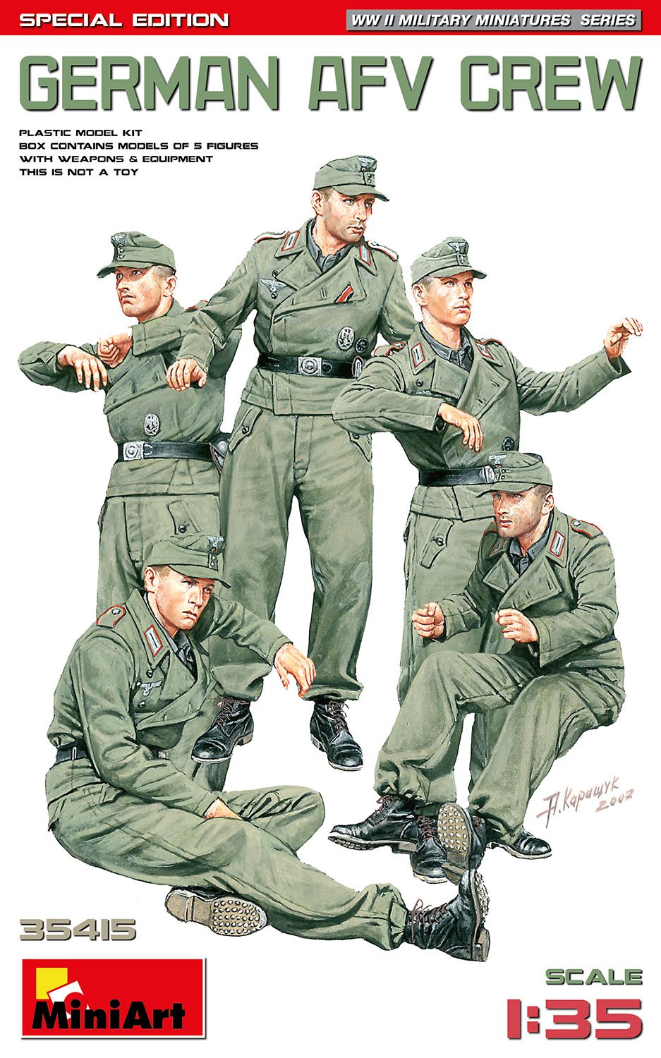 Mini Art - German AFV Crew 1:35