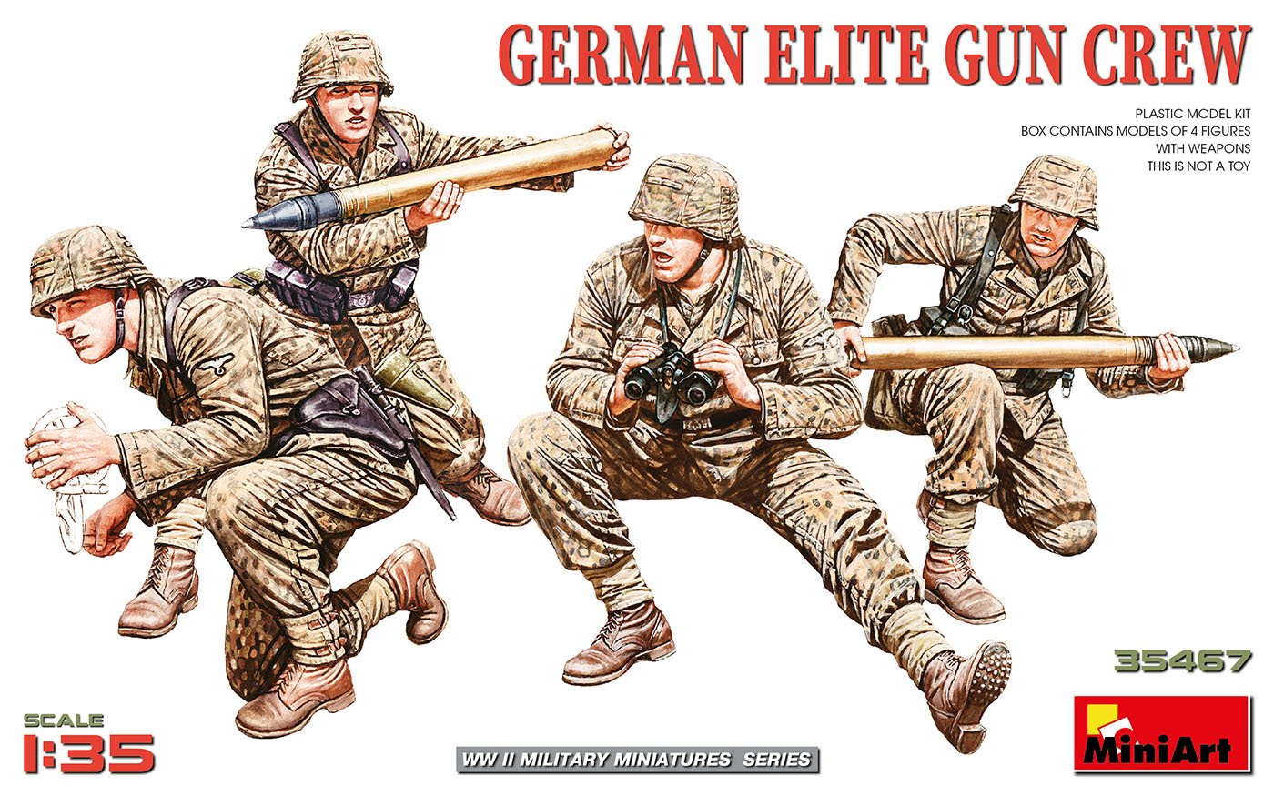 Mini Art - German Elite Gun Crew 1:35