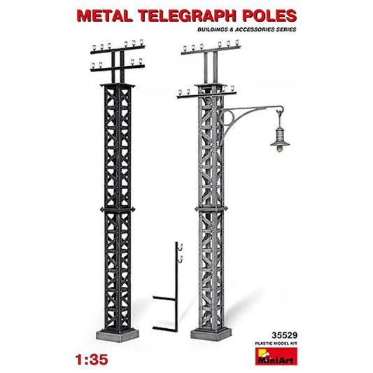 Mini Art - Metal Tetegraph Poles 1:35