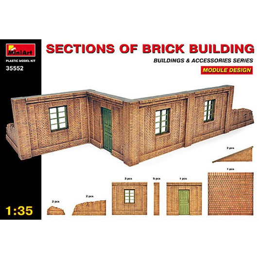Mini Art - Sections of Brick Building