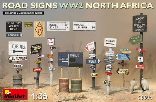Mini Art - Road Signs WWII N.Africa 1:35