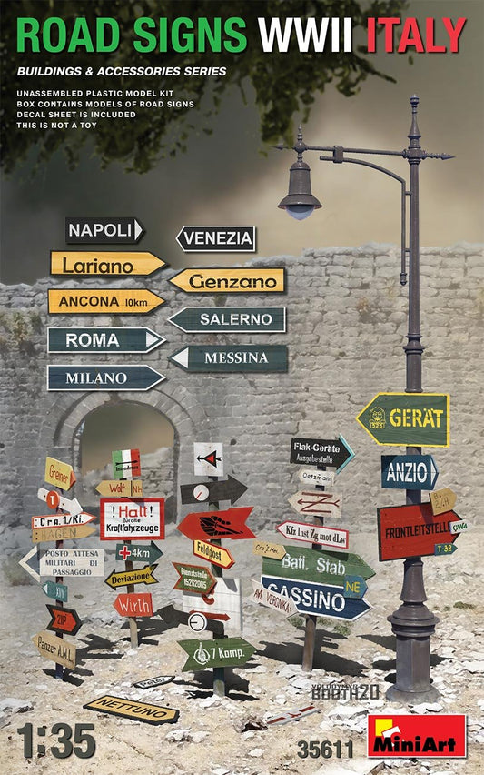 Mini Art - WWII Italy Street Signs 1:35