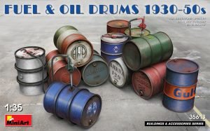 Mini Art - Fuel & Oil Drums 1930-1950 1:35